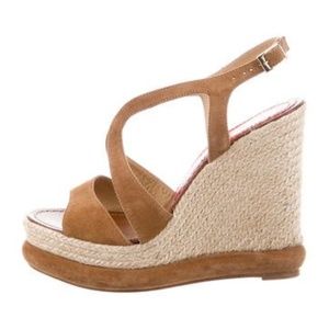 Paloma Bercelo Platform Espadrille Wedges Sandal